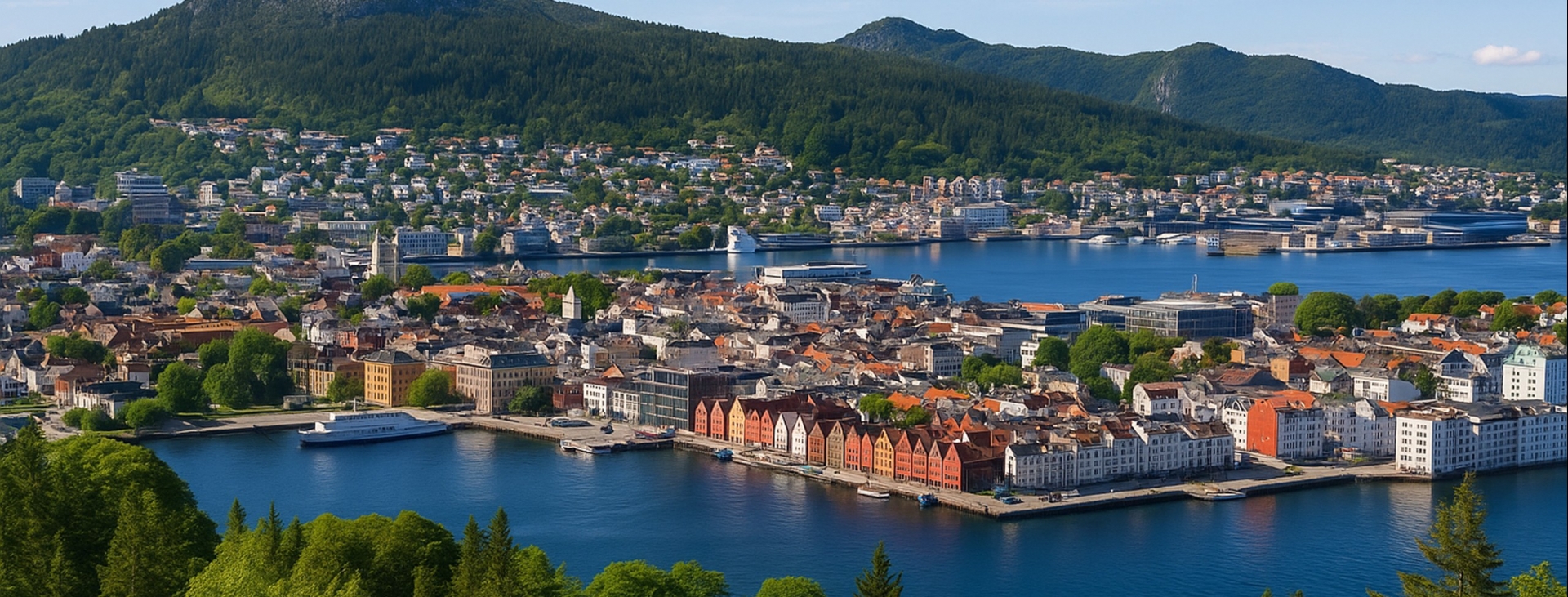 Norve Fiyortlar: Mavinin ve Yeilin Dans